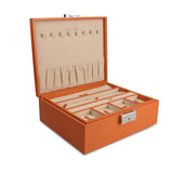 Royce Double Tray Jewellery Box - Leather Talks 
