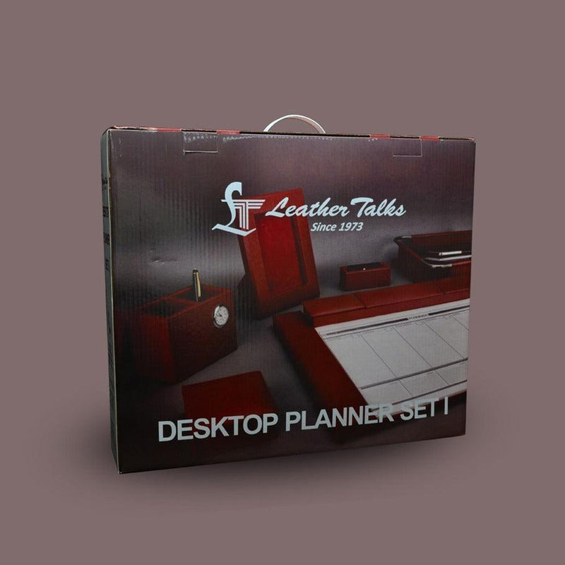 Desktop Planner Set I - Leather Talks 