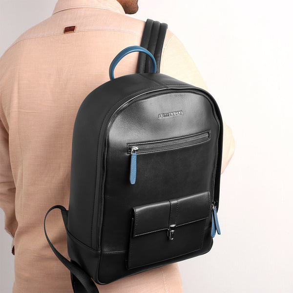 Mens Laptop Backpack Leather