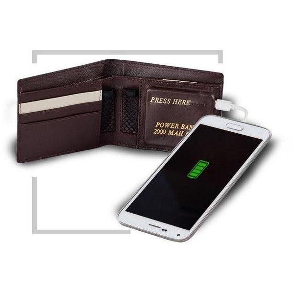 LT Smart Wallet 2.0 with Power Bank - Leather Talks 
